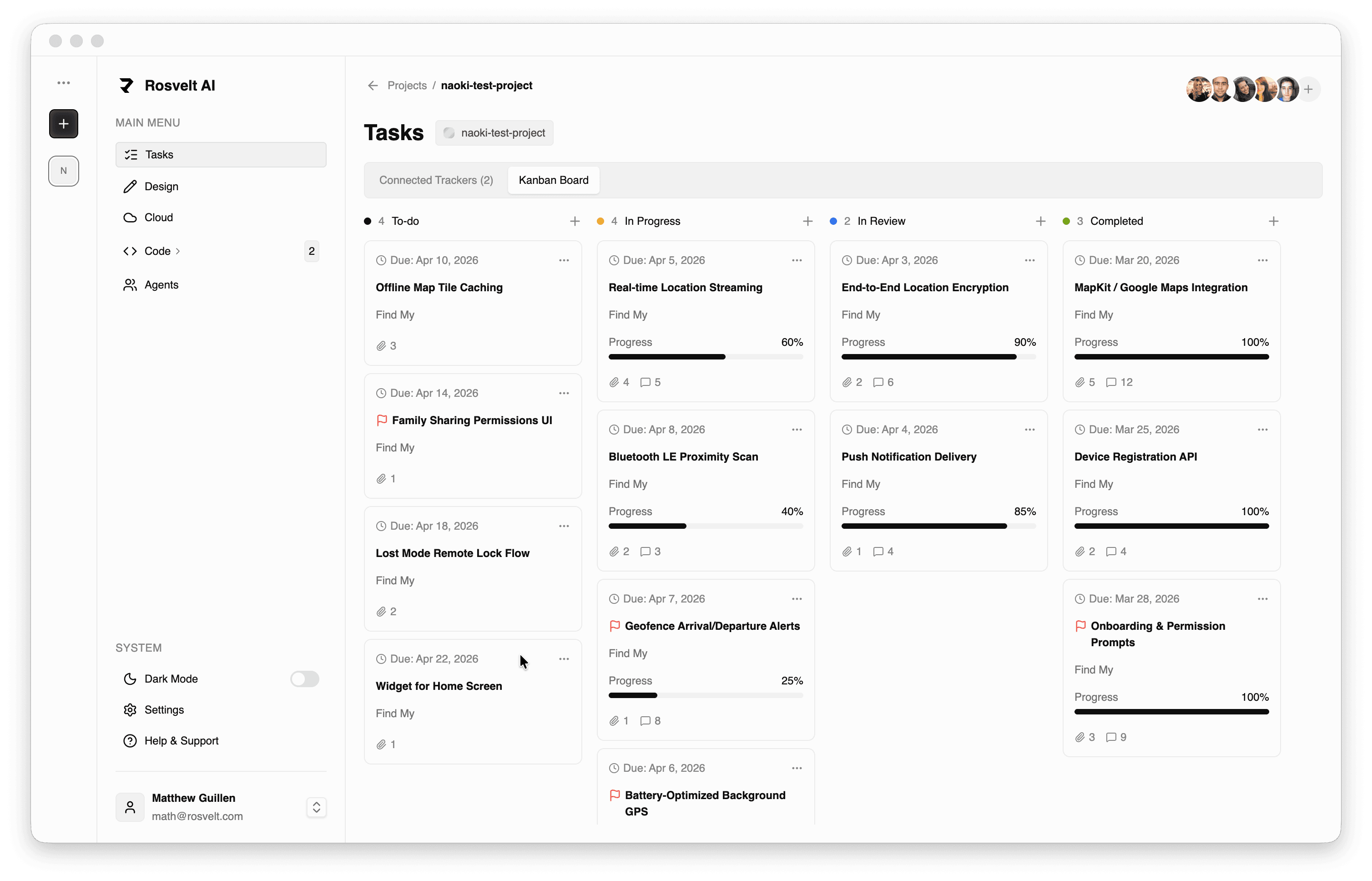Rosvelt AI Dashboard